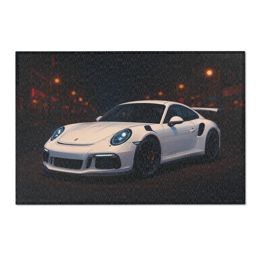 Porsche GT3RS Rug - Etsy