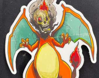 Charizard 4x4 inch sticker.