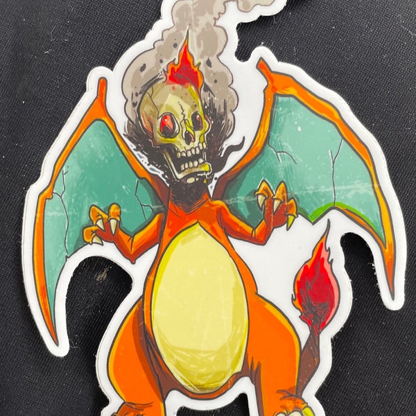 Charizard 4x4 inch sticker.