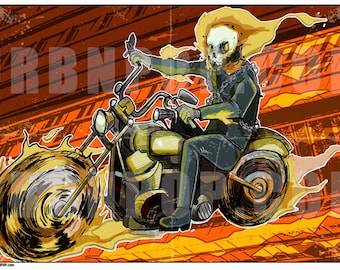 Ghost Rider 11 x 17 print