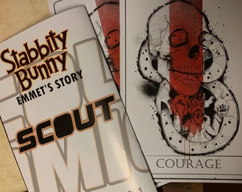 Stabbity Bunny Emmetts couverture de la variante de l’histoire signée