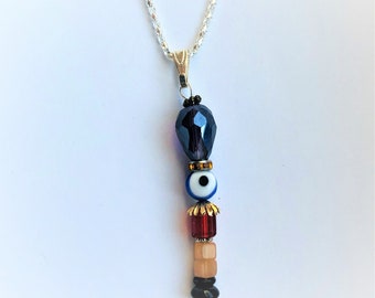 Beaded Nutcracker Pendant Necklace, Ballet Christmas Gift