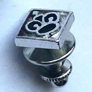 Crown Tie Pin, Groom Tie Tack, silver color Tie Tack, silver Plated Blank, Father's Day, Men in Black, Lapel Pin, Gift for Him, Gift for Her