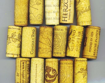 Clean Recycled Wine Cork Natural Cork for Crafts Repurposed Craft Used Recycled All Natural Wine Cork Wedding Corks DESTASH by enchantedbeas