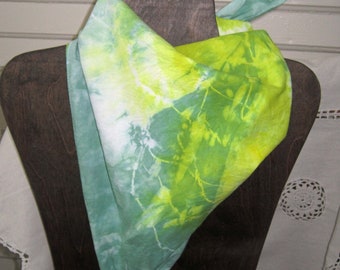 Butterfly Wings - Twice Tie Dyed Cotton Bandana