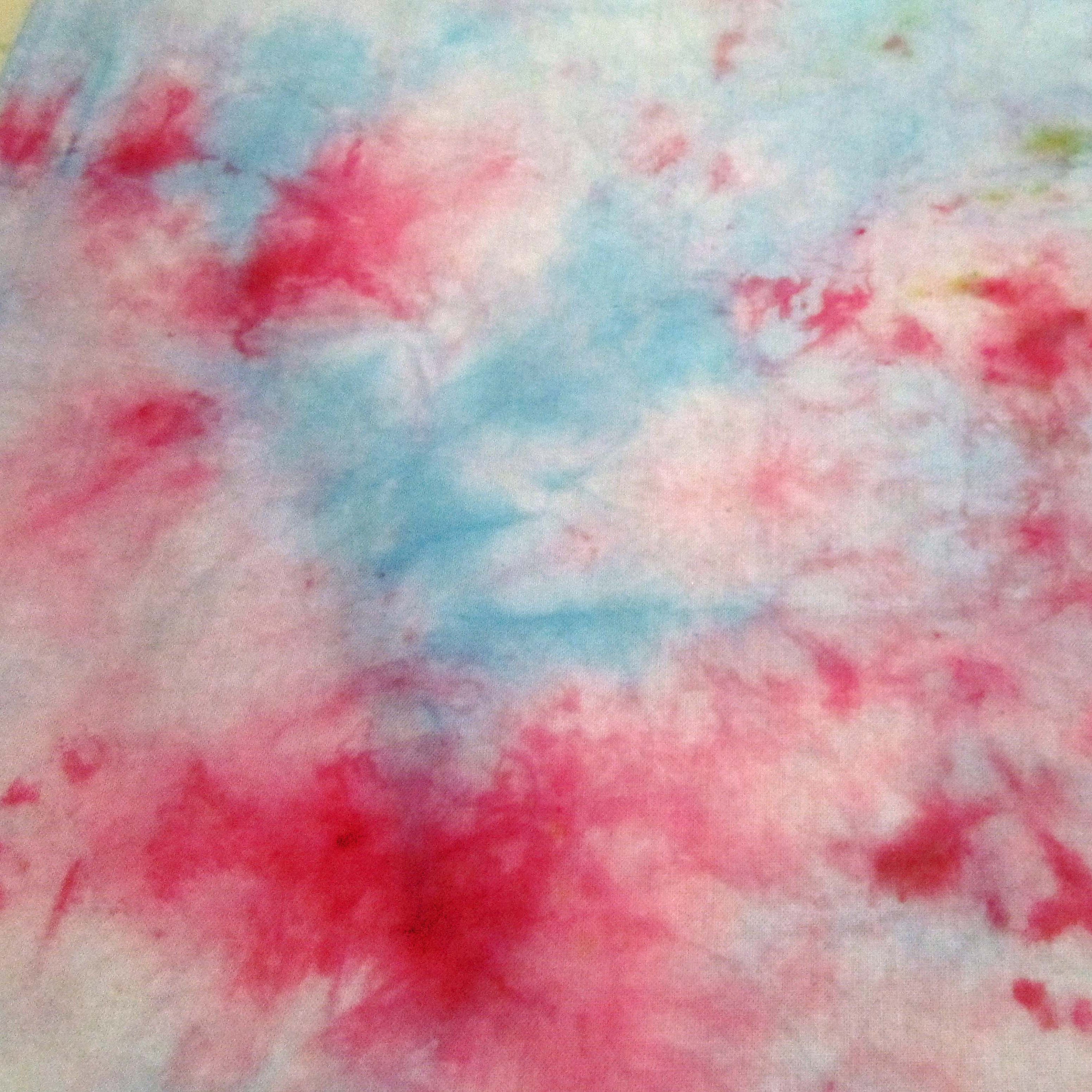 Blue Sky With Red Fireworks Bandana Hand Dyed Cotton - Etsy
