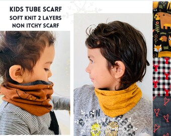 Fleece Neck Gaiter for Girls Boys Children Scarf for Cold Weather NovForth Winter Kids Neck Warmer