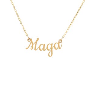 Maga Make America Great Again Fine Jewelry Collection Necklace President Donald Trump Gift For Her Republican Conservative Stocking Stuffer