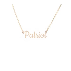 Maga Patriot Fine Jewelry Collection Necklace President Donald Trump Gift For Her Republican Conservative Secret Santa Stocking Stuffer