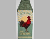 Kitchen Towel-You Are My Sunshine Rooster-Country-Farmhouse- 238B