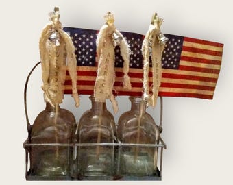 Rustic American Flag Decor Farmhouse Patriotic Display 3 Different Words