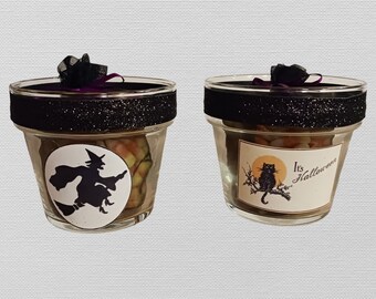 Halloween Filled Candy Jars--2 Varieties