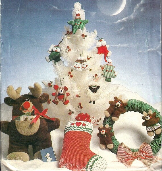 Craft Patterns--your Choice--christmas--stuffed Animals