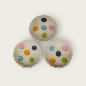 Easter/Spring Cookies -  Felt - Set of 3- #118 F