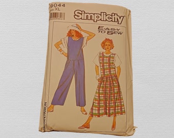 Vintage--Simplicity Pattern--Jumper & Jumpsuit--Womens--Size XL