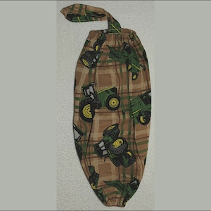 Cloth--Plastic Bag--John Deere Tractors--#164 A--Made from John Deere Fabric