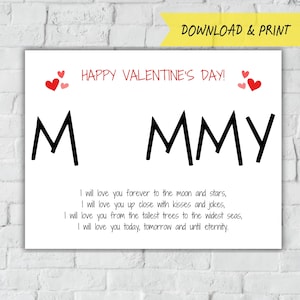 Printable Valentines Day Poem For Mom