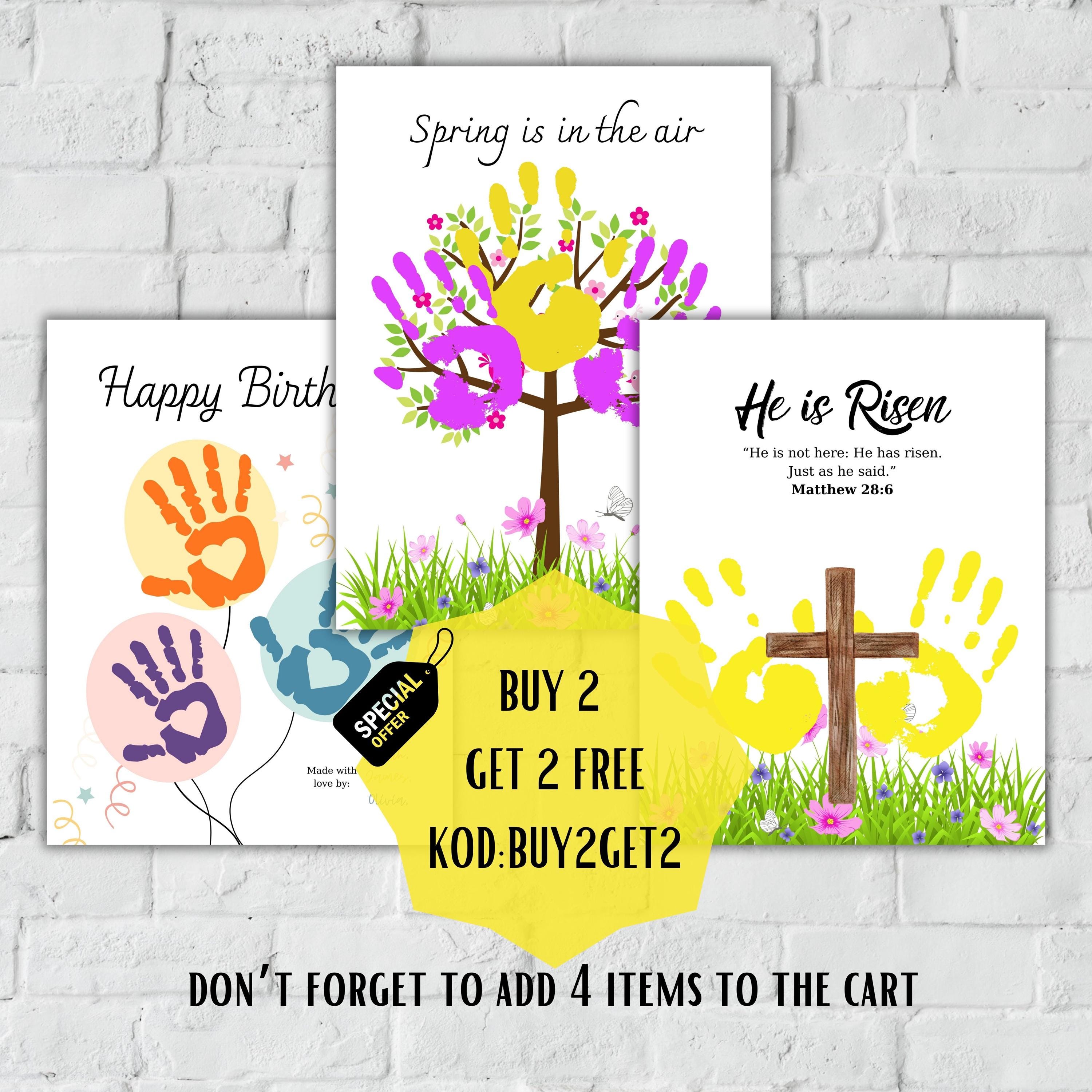 Veterans Day Handprint Craft for Kids, Printable USA Veterans Day Card ...