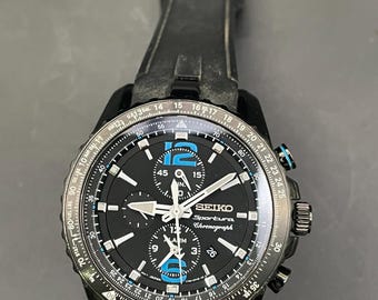 Seiko Sportura Chronograph Quartz Watch | Sapphire Crystal | 100m