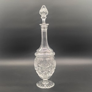 Museum-Grade Bohemian Lead Crystal Decanter – Attributed to Ignác Rückl (c. 1855 – 1920), Egermann / Nový Bor School, c. 1918