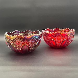 NACHTMANN 赤色クリスタル花瓶 24%鉛 ナハトマン ルビーレッド