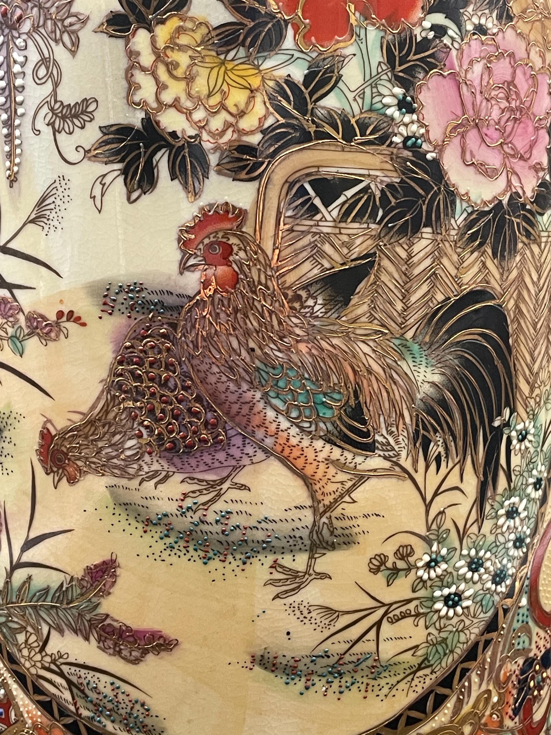 希少なアンティーク日本花瓶、大正～昭和初期（1920～1930年代）、精巧