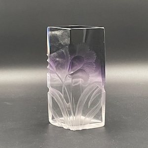 ナハトマン ルビーレッドクリスタル花瓶 – ドイツ製ハンドカット鉛