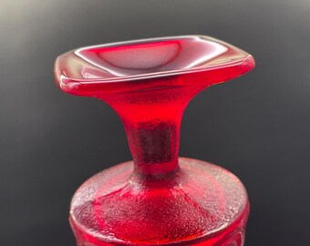 Vintage Noritake Spotlight Ruby Red Goblet Set Japan 5 Pcs Mid