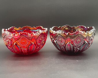 ボヘミアンクリスタルのブランデーグラス6個セット、24金縁と花の彫刻