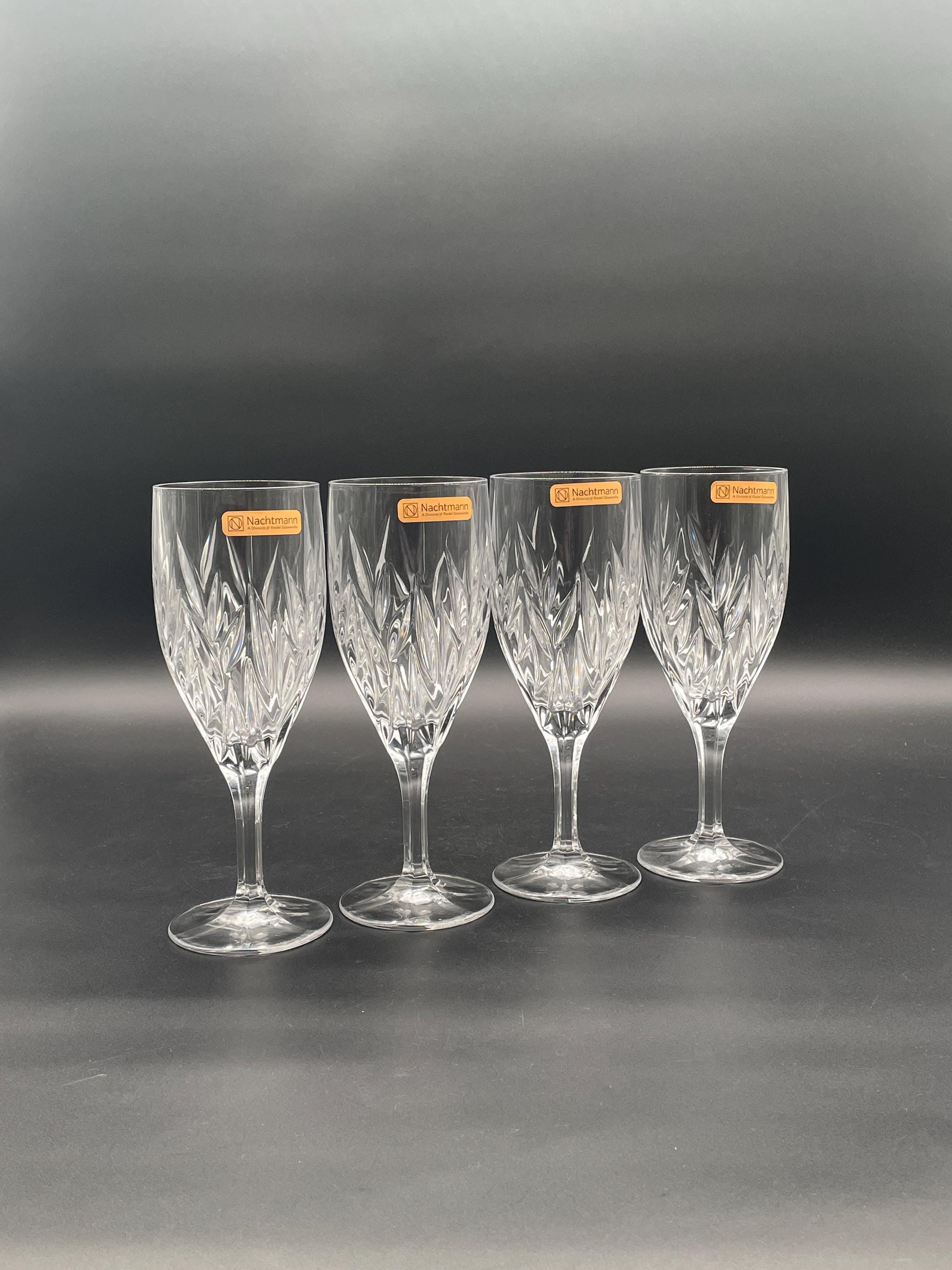 Nachtmann Crystal Wine Glasses Set of Four Germany