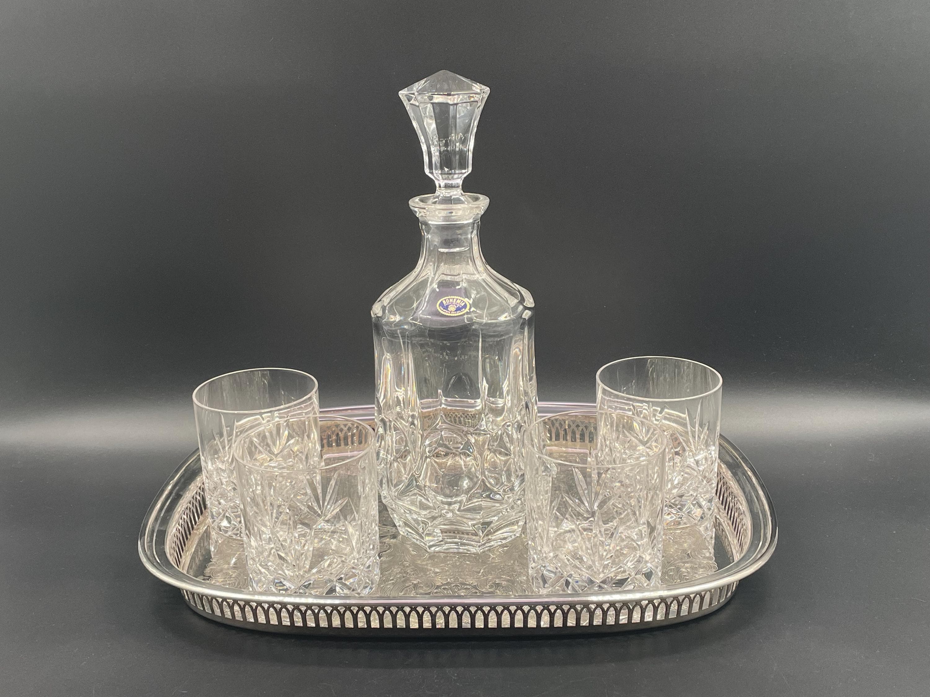 Bohemia glass tray - Etsy 日本