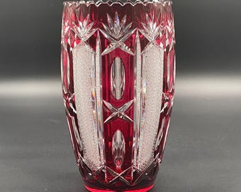 ヴィンテージ ナッチマン ボヘミアン ルビーレッド カット トゥ クリア