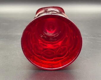 Vintage Noritake Spotlight Ruby Red Goblet Set Japan 5 Pcs Mid