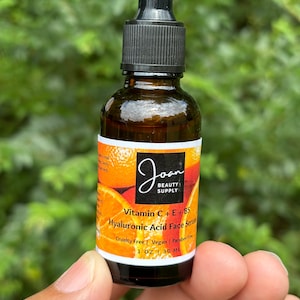 Organic Vitamin C  Serum - Serum Hydratant - Moisture Face Serum - Best Vitamin C Serum - Vit C Serum - Dark Spots - Serum Oils - Hyaluronic