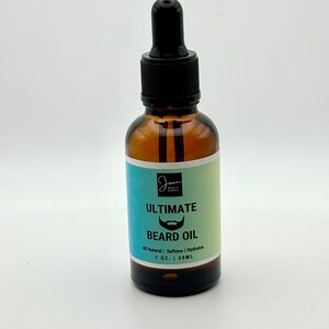 Best Beard Oil - Beard Growth - Healthier Beard - All Natural Beard Oil - Soft Beard - Unscented Beard Oil - Sandalwood - Cedarwood