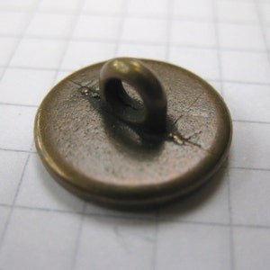 10 Small Copper Shank Buttons image 5