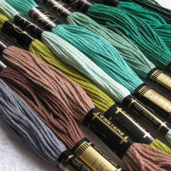 Earthtones Embroidery Threads