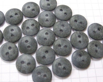 25 Gray Lentil Buttons