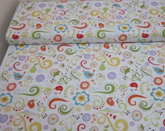 Good Life Ivory Fabric Fat Quarter