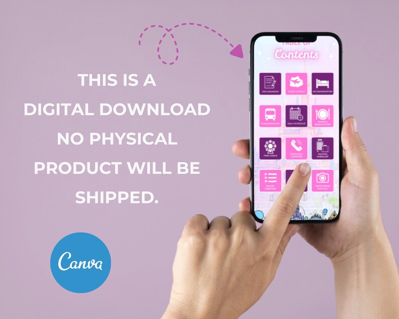 WDW Vacation Travel Digital Itinerary, Canva, Travel Agent Agency, Family Travel, WDW Mobile Itinerary, Trip Itinerary, Travel Guide image 9