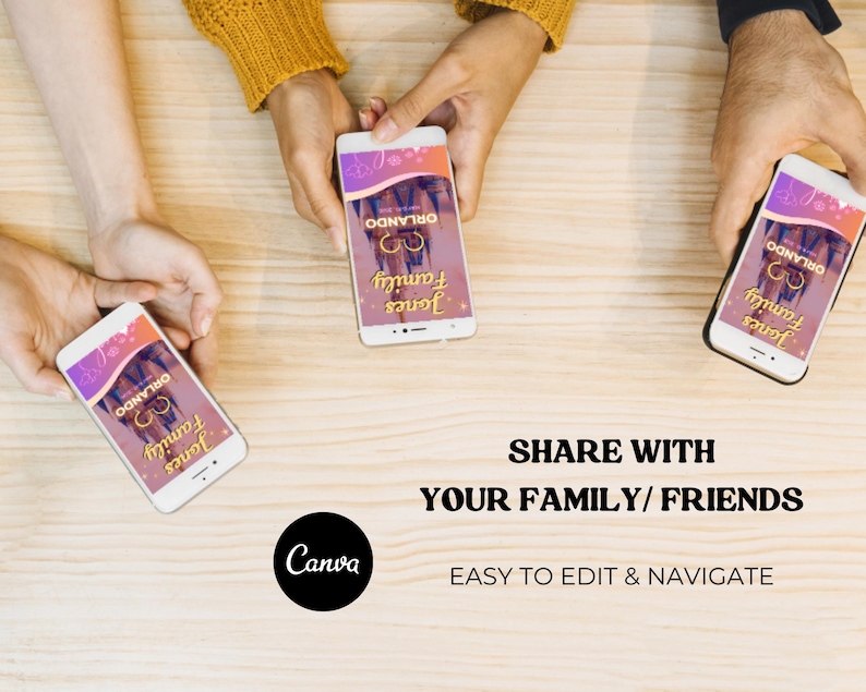 WDW Vacation Travel Digital Itinerary, Canva, Travel Agent Agency, Family Travel, WDW Mobile Itinerary, Trip Itinerary, Travel Guide image 5