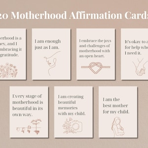 Affirmation Cards Printable | Positive Quote Flash Cards For Women | Self Esteem | Self Care Gift | Self Love | Vision Board Manifestation