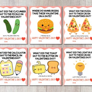 Tarjetas de broma para el día de San Valentín para imprimir, tarjetas de broma para el día de San Valentín para niños, tarjetas divertidas para San Valentín, etiquetas para imprimir para el día de San Valentín
