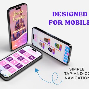 WDW Vacation Travel Digital Itinerary, Canva, Travel Agent Agency, Family Travel, WDW Mobile Itinerary, Trip Itinerary, Travel Guide image 2
