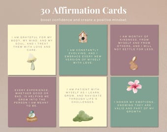 Inspirational quote cards, mindfulness cards, inspirational messages, positive cards, motivational cards, social psychology, copings skills