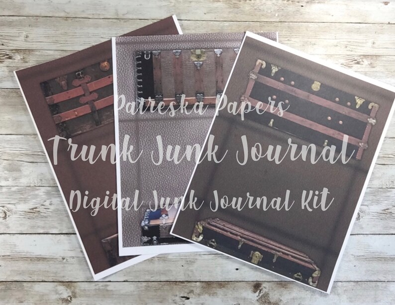 Trunk Junk Journal Boekje Digitale Kit afbeelding 4