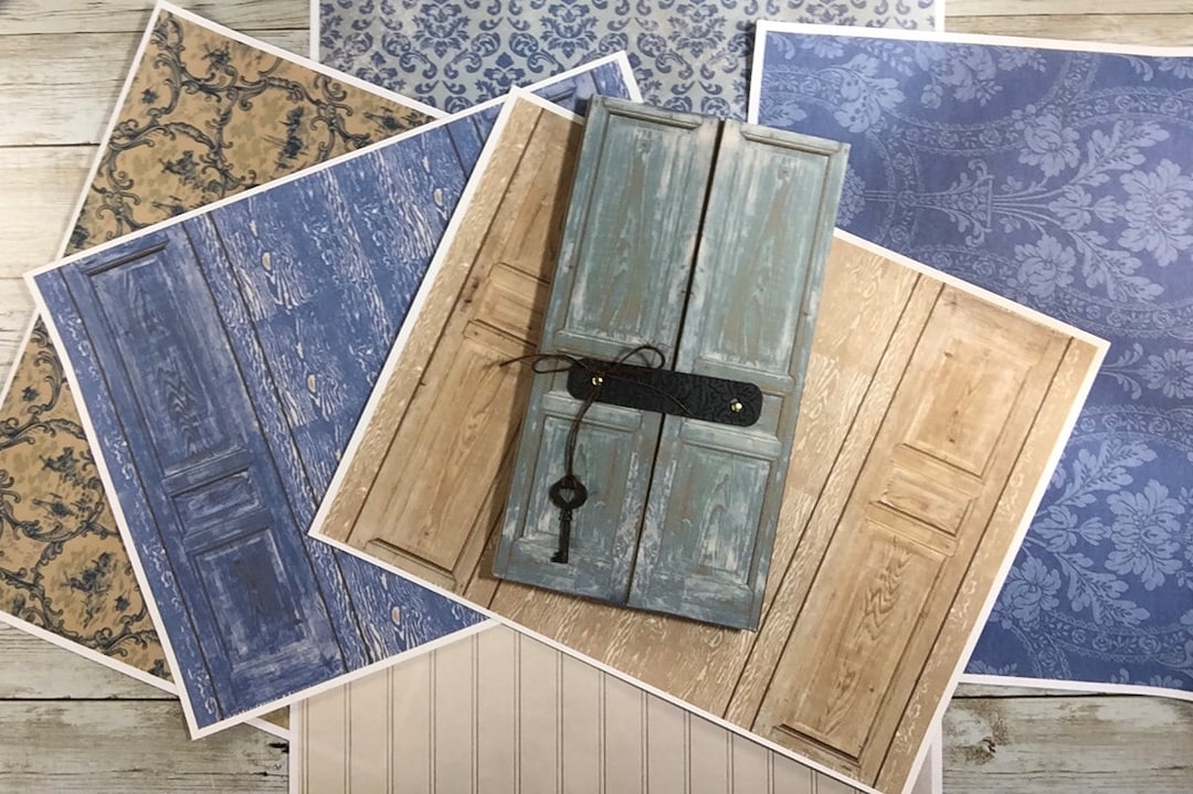 HOME SWEET HOMES 3 French Doors Junk Journal Booklet Digital Kit - Etsy