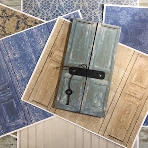 Kit numérique de livret de journal indésirable HOME SWEET HOMES 3 portes-fenêtres