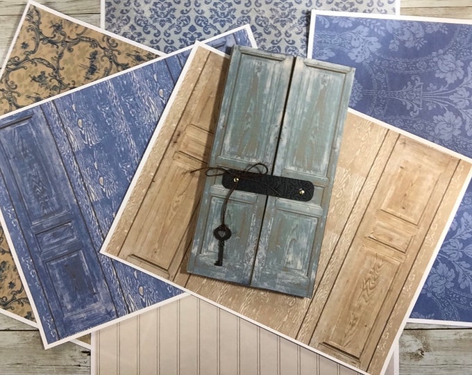 HOME SWEET HOMES 3 French Doors Junk Journal Booklet Digital Kit - Etsy