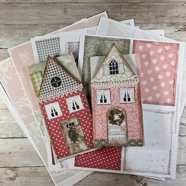 Home Sweet Homes Digital Kit Christmas Junk Journal Booklet